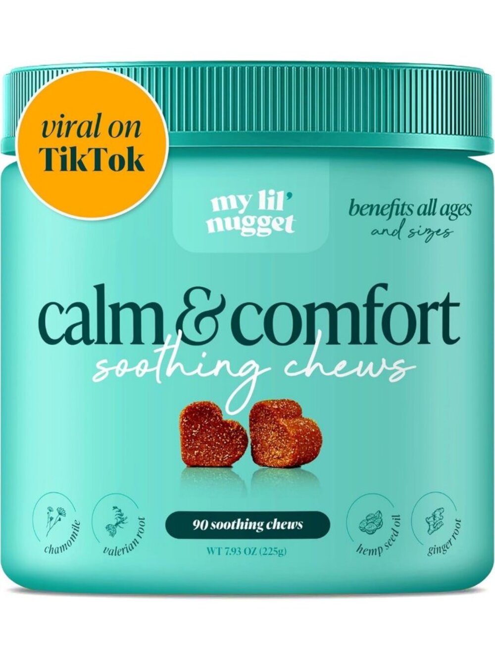 My Lil' Nugget – Vet-Approved Calming Chews for Dogs | All-Natural Calm Treat